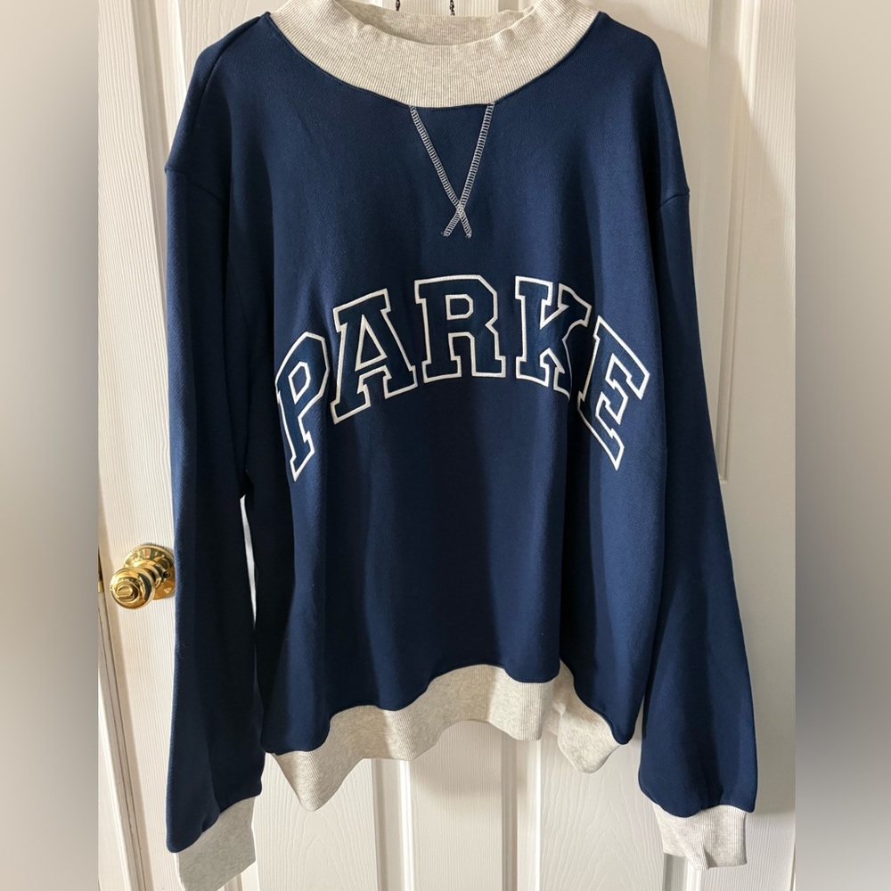 Parke mock neck sweatshirt